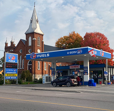 Rosebush VP Fuels branded gas station in Tweed, ON