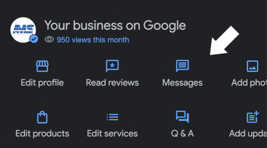 Google business messages, step one on how to open a google message.